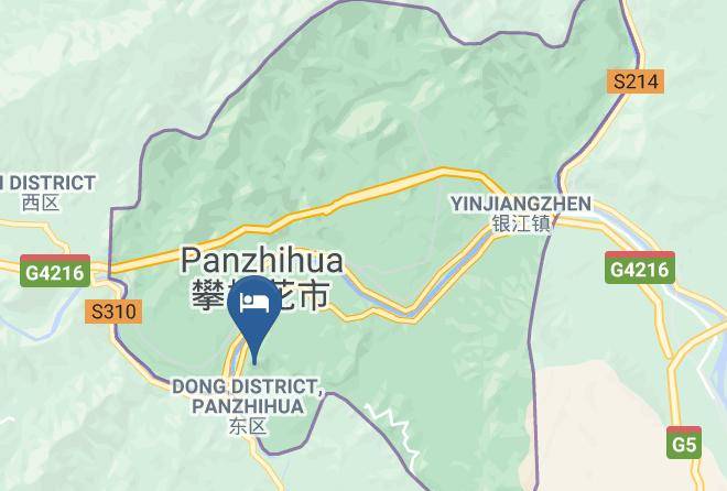 Panzhihua - Panzhihua Huagu Coffee Hotel Maps