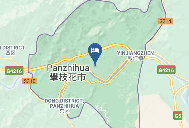 Panzhihua - Panzhihua Iron And Steel Mine Business Hotel Maps