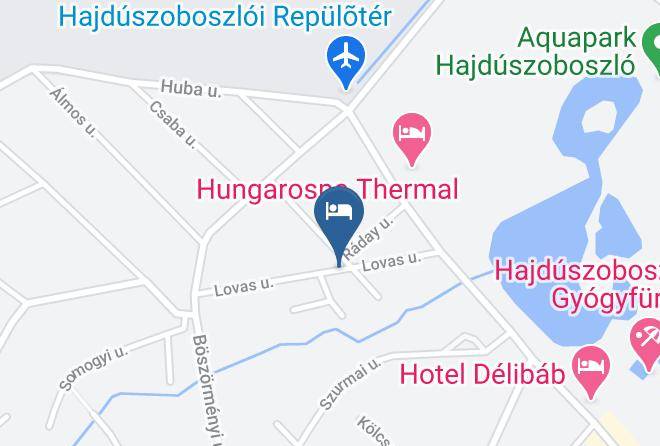 Hajduszoboszlo - Panzio Hajduszoboszlon Maps