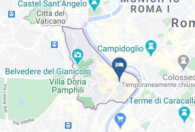 Rome - Paola A Trastevere Maps