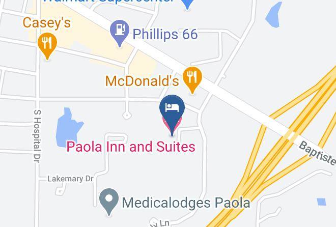 Miami - Paola Inn And Suites Maps
