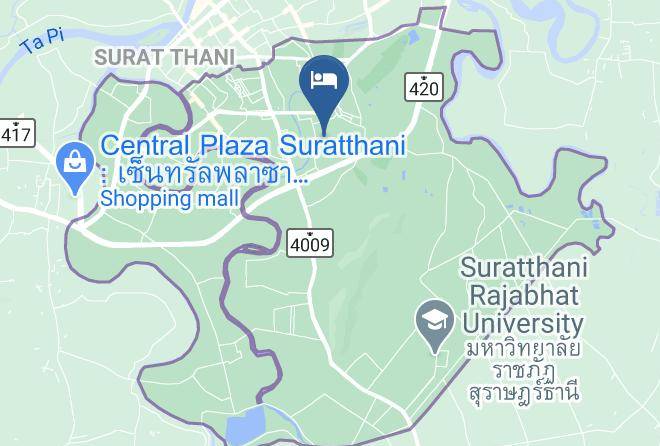 Amphoe Mueang Surat Thani - Paolomareetel Hotel Maps