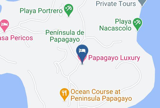 Papagayo Luxury Map