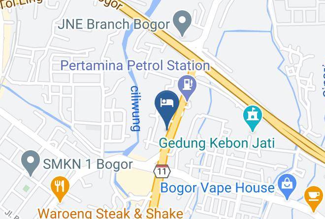 Kota Bogor - Papaho Hotel Maps
