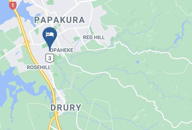 Auckland - Papakura Motor Lodge & Motel Maps