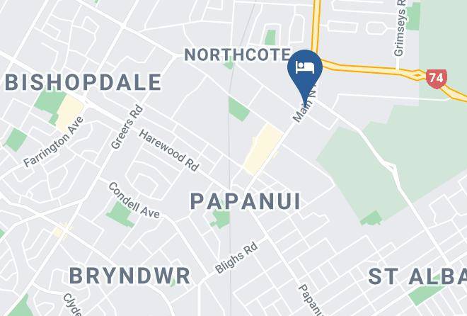 Christchurch - Papanui Court Motel Maps