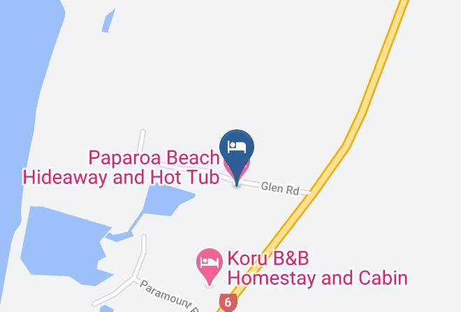 Grey - Paparoa Beach Hideaway And Hot Tub Maps