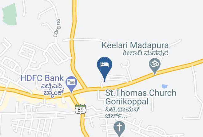 Virajpet - Papera Inn Maps