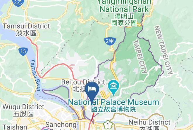 T Aipei Shih Lin District - Papersun Hotel Maps