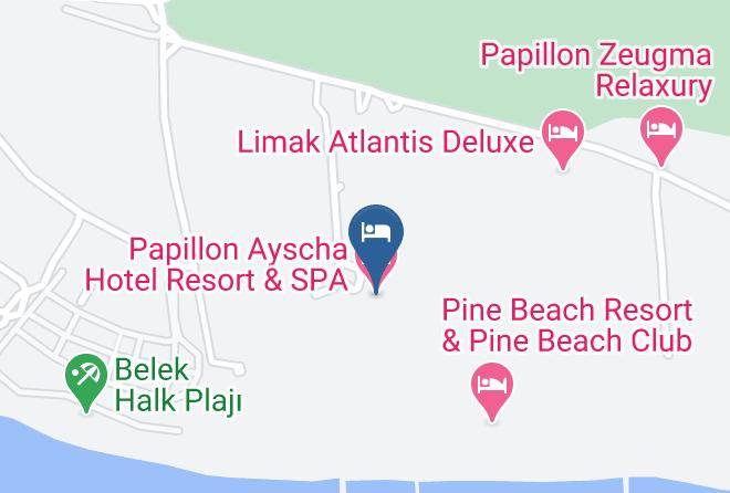Antalya - Papillon Ayscha Hotel Resort & Spa Maps