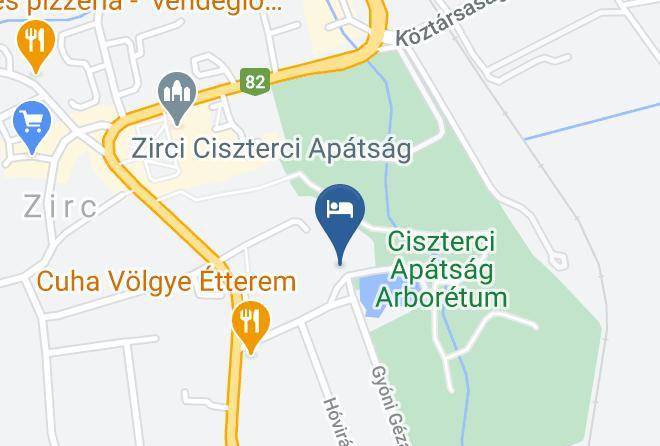 Zirc - Paplak Vendeghaz Az Arboretum Mellett Maps