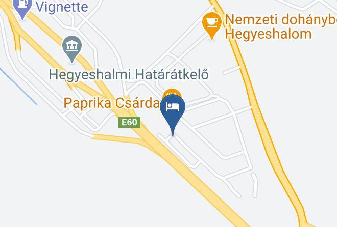 Hegyeshalom - Paprika Hotel Maps