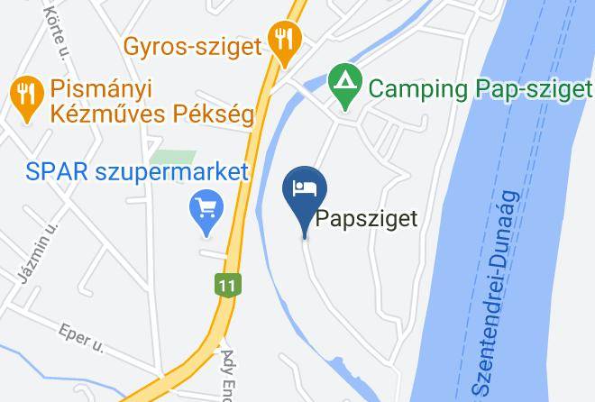 Szentendre - Paprika Panzio Maps