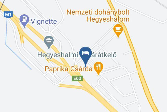 Hegyeshalom - Paprika Tranzit Hotel Maps