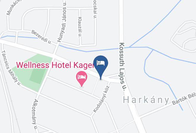 Harkany - Paprika Vendeghaz Maps