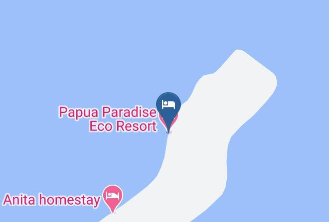 Raja Ampat Regency - Papua Paradise Eco Resort Maps
