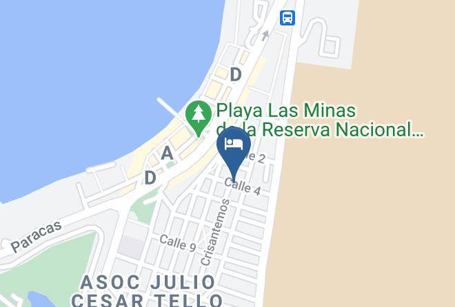 Pisco - Paraaco Backpacker Maps