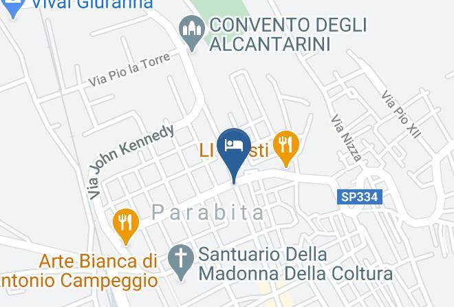 Parabita Villetta Terrisi Map