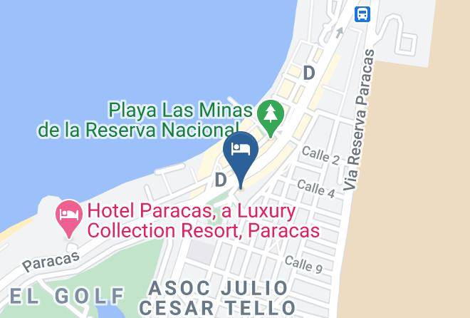 Pisco - Paracas Sunset Maps