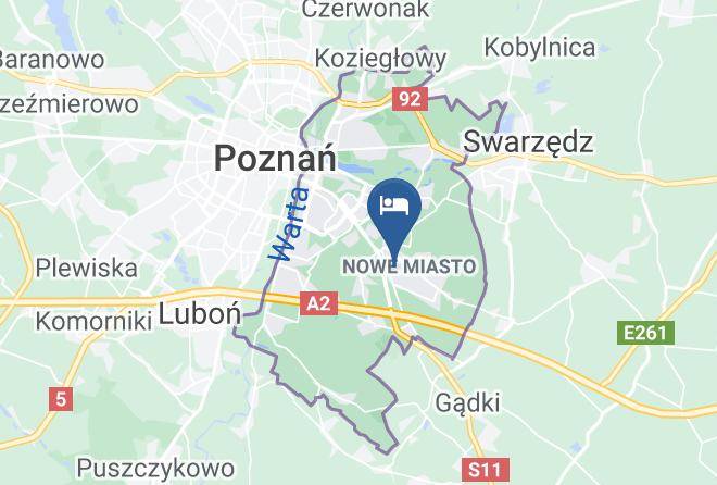 Poznan - Parada Pensjon Maps