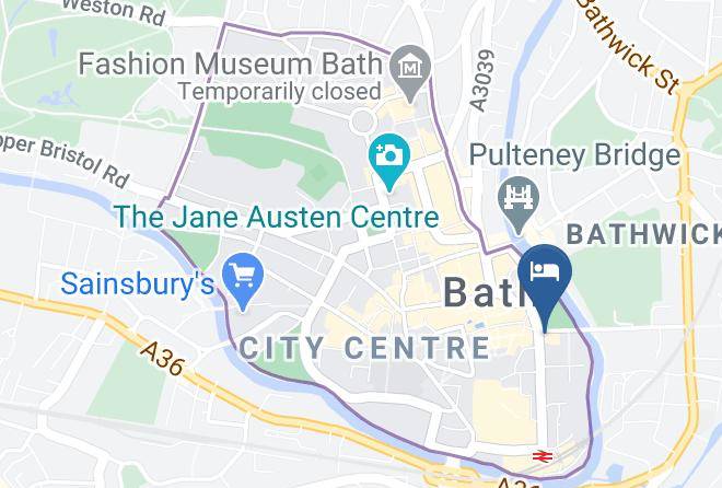 Bath And North East Somerset - Parade Park Hotel Maps