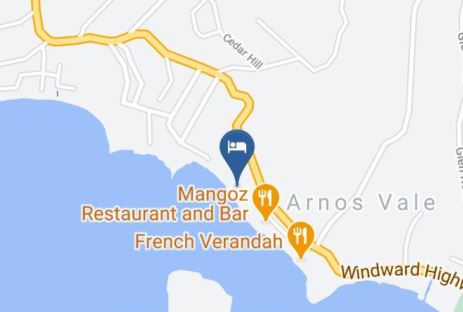 Arnos Vale - Paradise Beach Hotel Maps