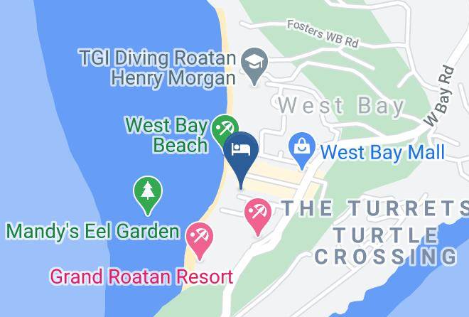 Roatan - Paradise Beach Hotel Maps