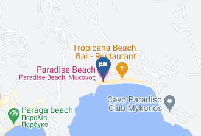 Mykonos - Paradise Beach Maps