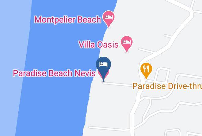 Saint Thomas Lowland - Paradise Beach Nevis Maps