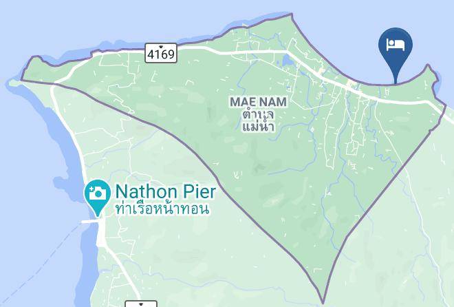 Amphoe Ko Samui - Paradise Beach Resort Maps