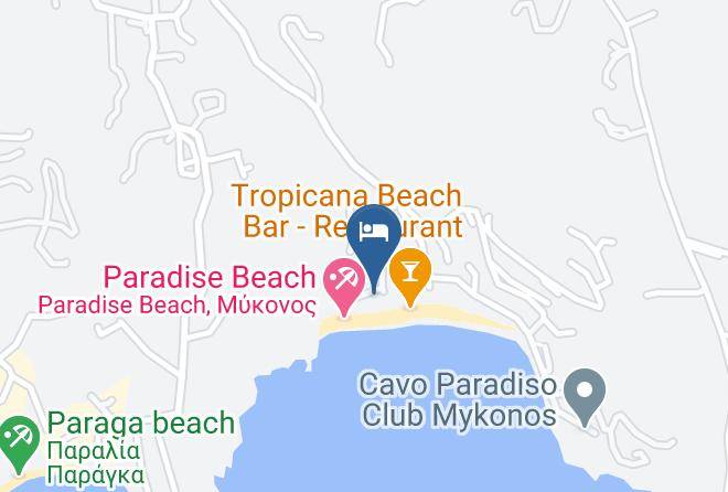 Mykonos - Paradise Beach Resort Mykonos Maps