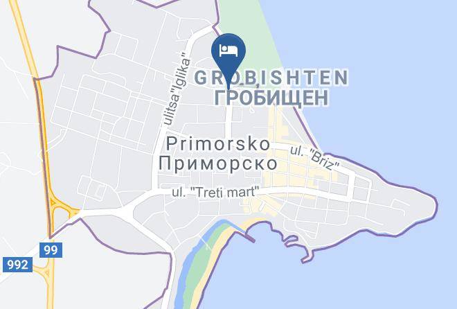 Primorsko - Paradise Bound Hotel & Resort Maps