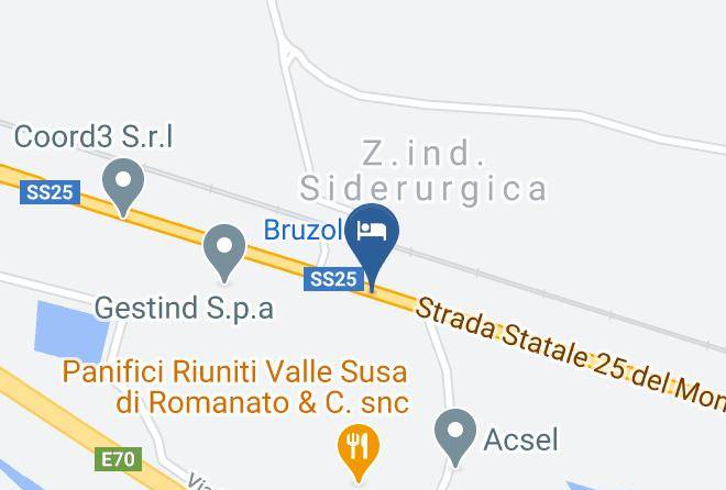 Turin - Paradise Bruzolo Maps