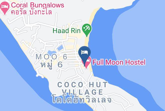 Amphoe Ko Pha Ngan - Paradise Bungalow Maps