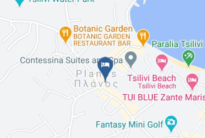 Zakinthos - Paradise Bungalows Sa Maps