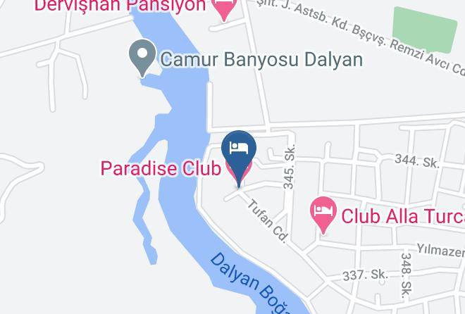 Ortaca - Paradise Club Maps