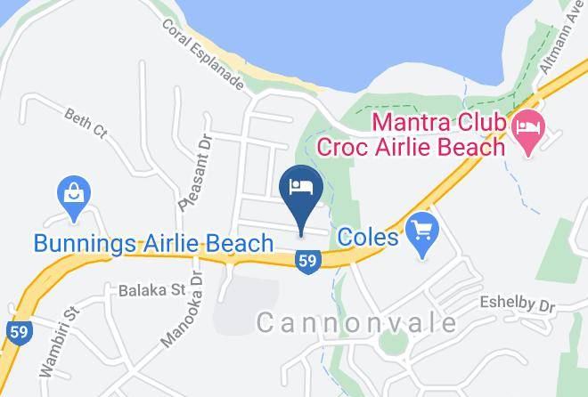 Whitsunday - Paradise Court Holiday Units Maps