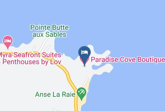 Cap Malheureux - Paradise Cove Boutique Hotel Maps