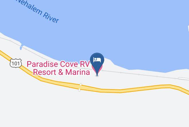 Tillamook - Paradise Cove Rv Resort & Marina Maps