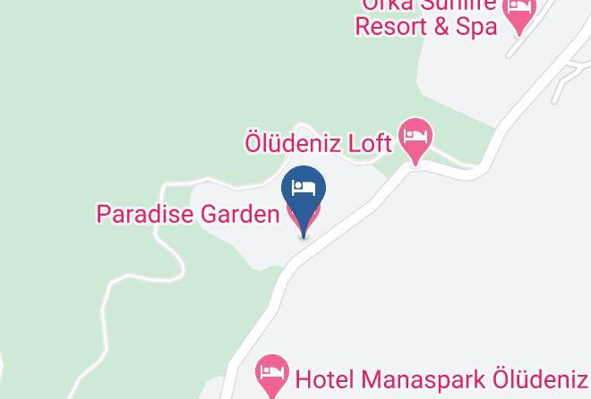 Fethiye - Paradise Garden Hotel Maps