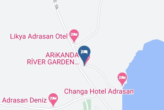 Antalya - Paradise Hotel Cafe Restaurant Maps