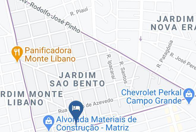 Campo Grande - Paradise Hotel Maps