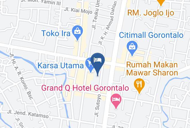 Kota Gorontalo - Paradise Hotel Maps