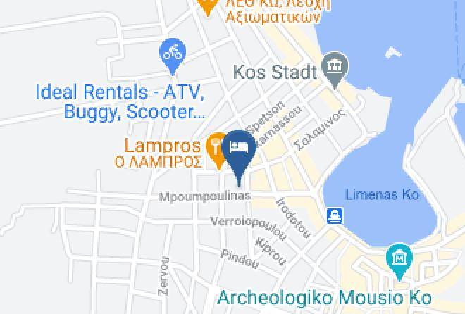 Kos - Paradise Hotel Maps