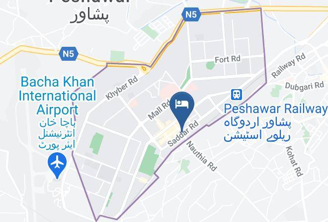 Peshawar - Paradise Hotel Peshawar Maps
