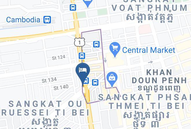 Doun Penh - Paradise Hotel Maps