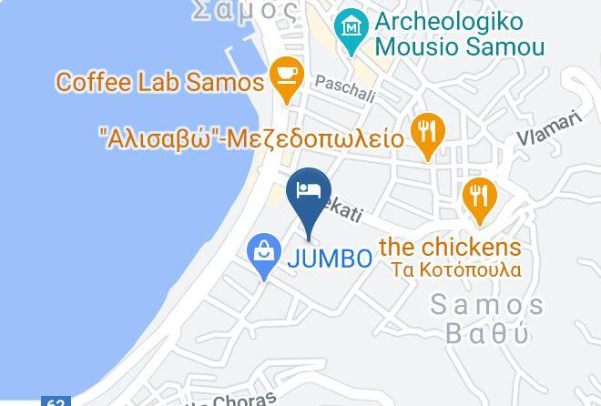 Samos - Paradise Hotel Samos Maps