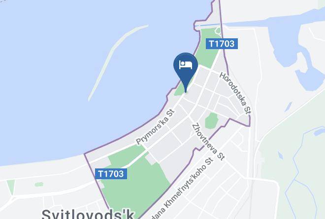 Svitlovodsk - Paradise Hotel Maps