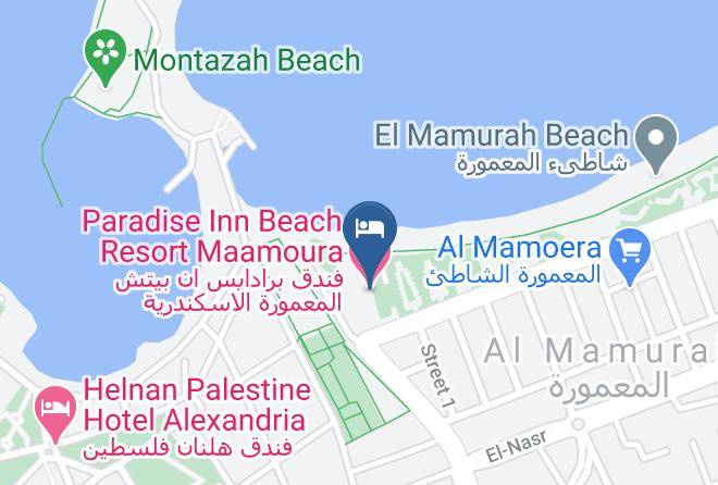 Alexandria - Paradise Inn Beach Resort Maamoura Maps
