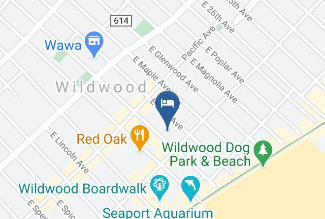 Cape May - Paradise Inn Nj Maps